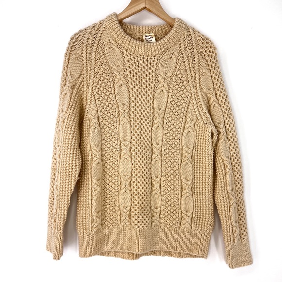Maam Country Knits Sweaters - vintage fisherman sweater Irish pullover